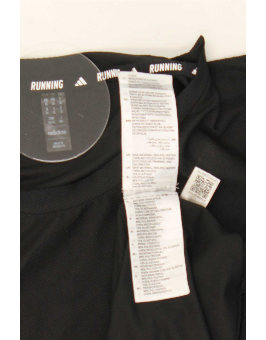Adidas Herre T-Shirt Top XL Sort Polyester