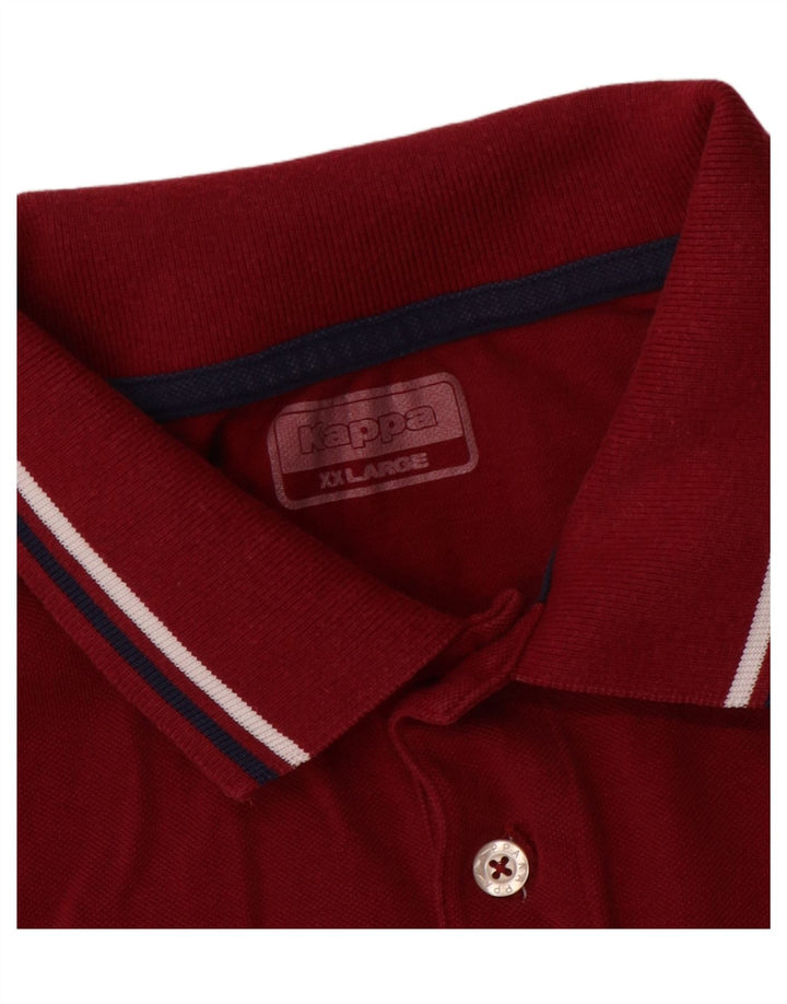 Kappa Polo Shirt til mænd 2XL Rød