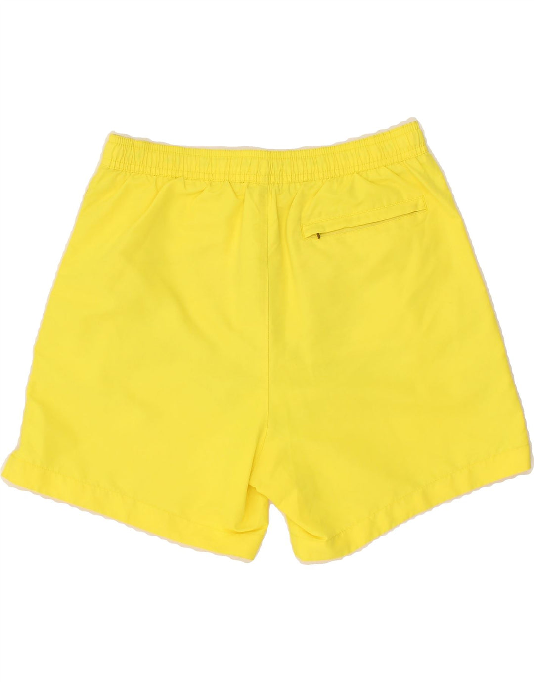 CALVIN KLEIN Mens Graphic Swimming Shorts Small  Yellow Polyester Vintage Calvin Klein and Second-Hand Calvin Klein from Messina Hembry 
