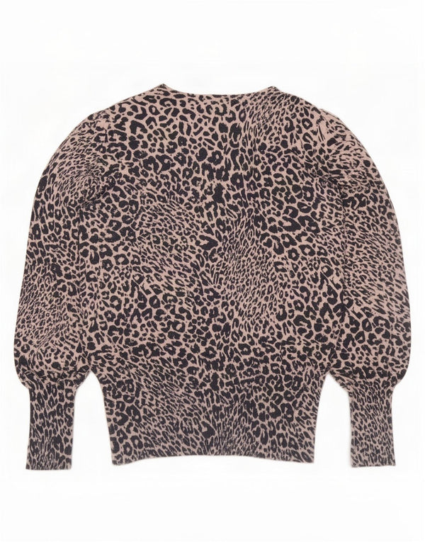 Marks & Spencer Dame Boat Neck Jumper Sweater UK 10 Small Pink