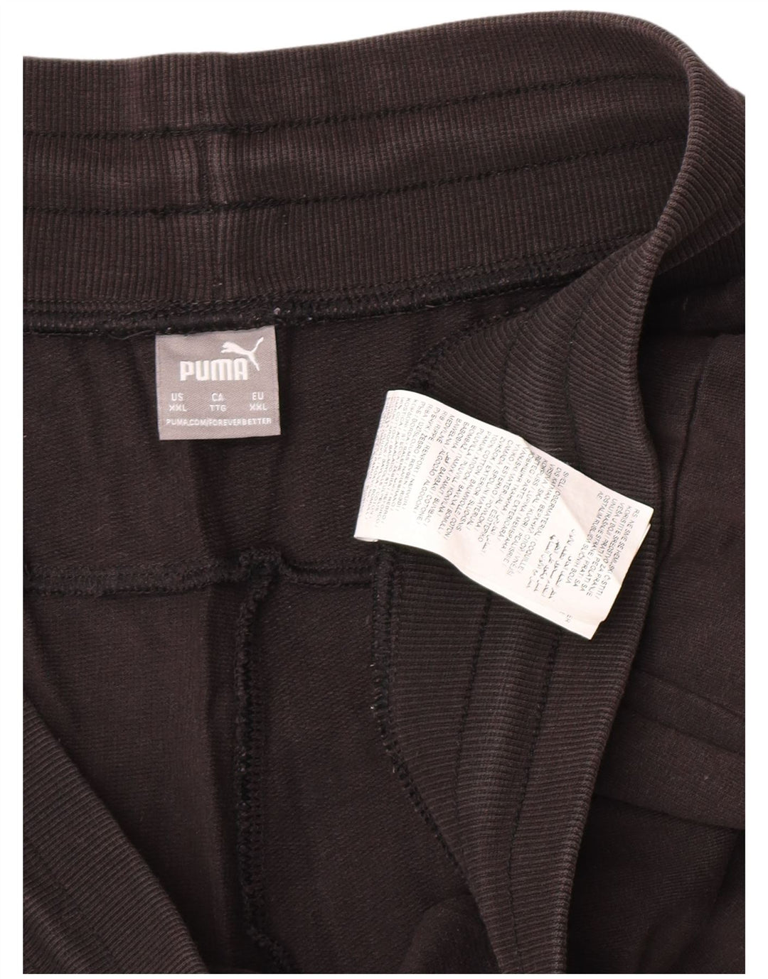 Puma grafiske sportsshorts til kvinder 2XL sort bomuld