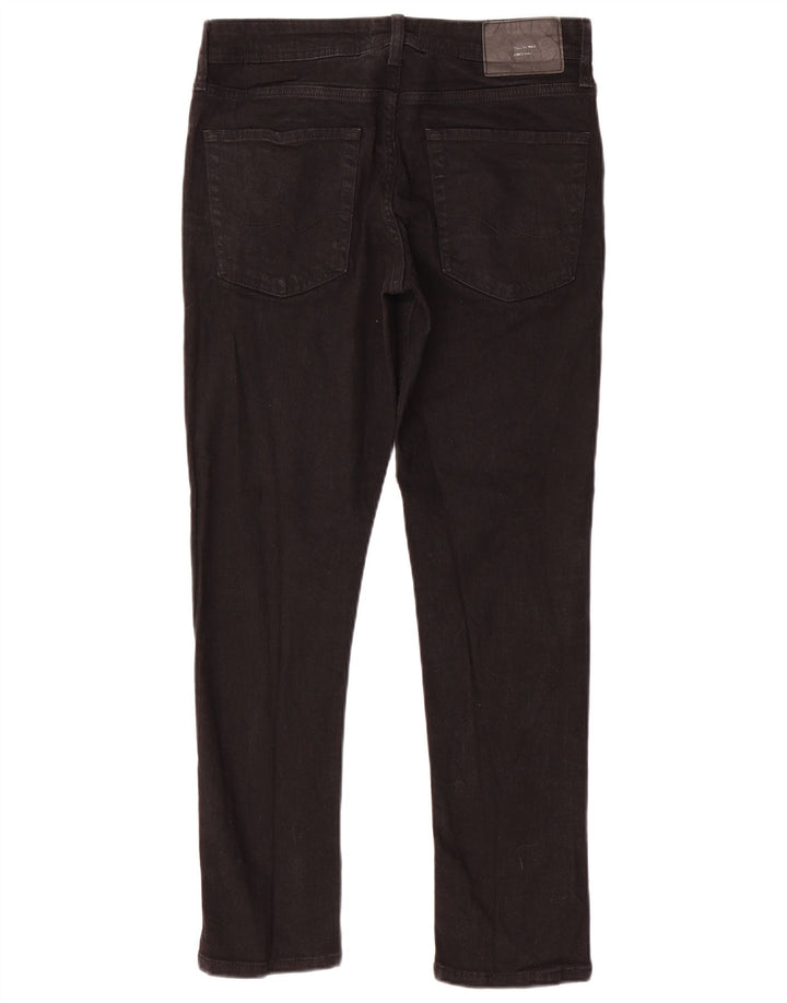 Jack & Jones Herre Slim Jeans W32 L30 Sort Bomuld