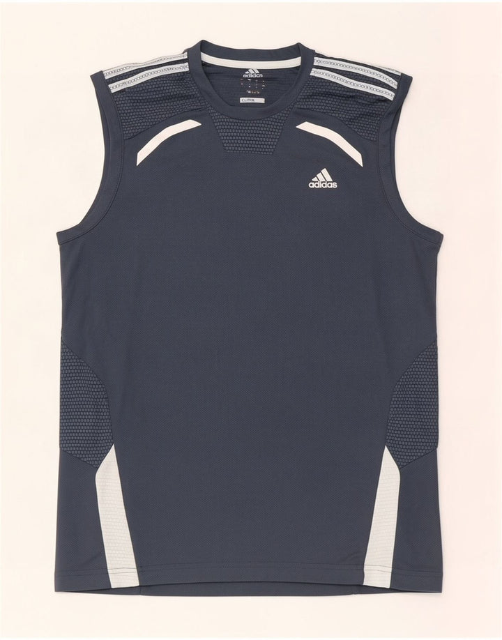 Adidas Herre Clima 365 Vest Top Lille Grå Colourblock Polyester
