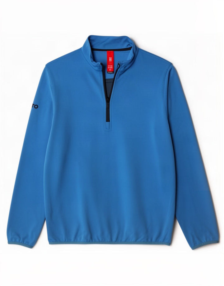 Musto Sweatshirt med lynlås til mænd XL Blå Polyester