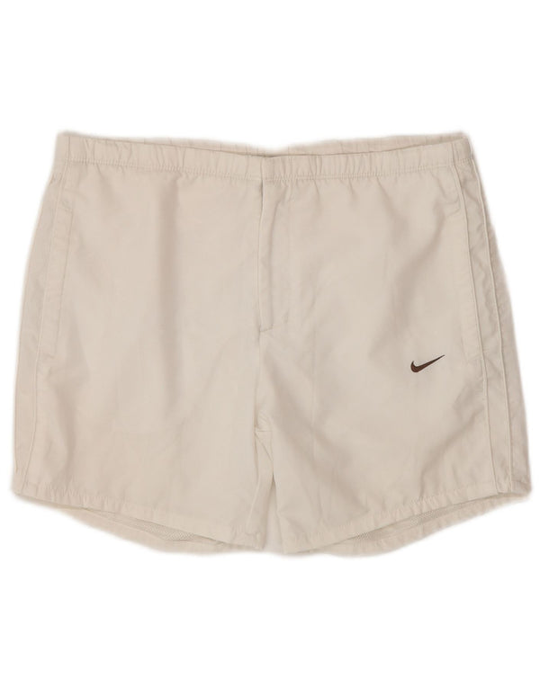 Nike svømmeshorts til kvinder UK 10/12 Medium White