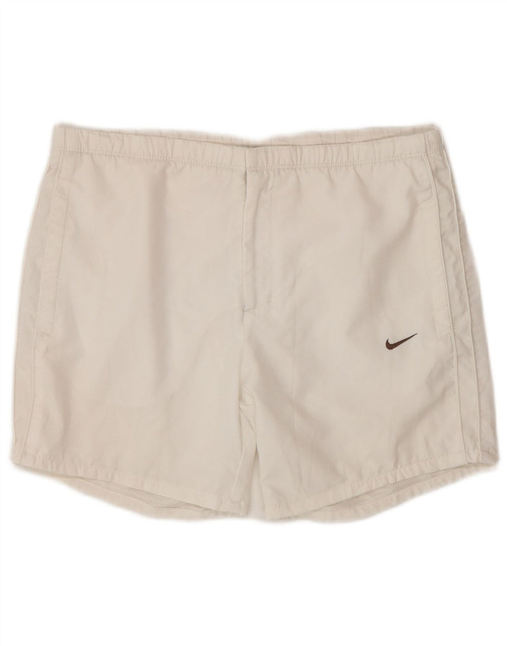 Nike svømmeshorts til kvinder UK 10/12 Medium White