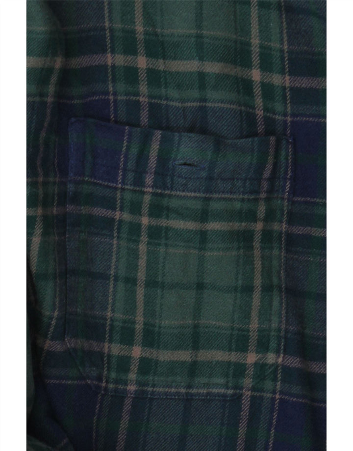 James Pringle herre flannelskjorte 2XL grøn ternet bomuld