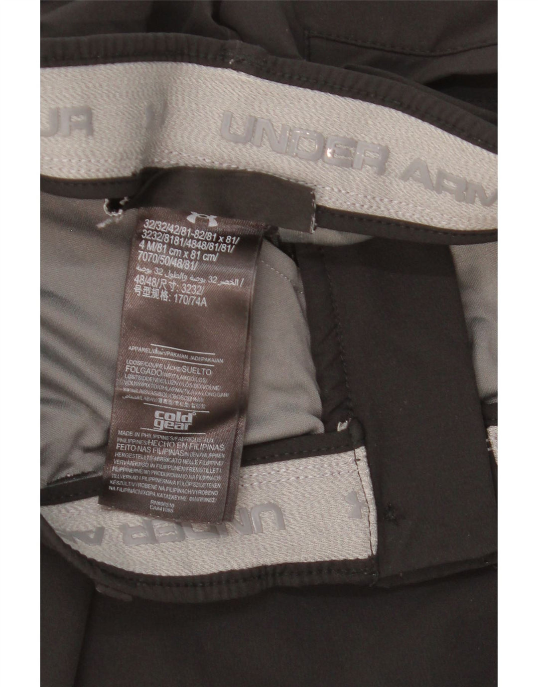 Under Armour Dame Cold Gear Slim Chino Bukser W30 L30 Sort Polyester