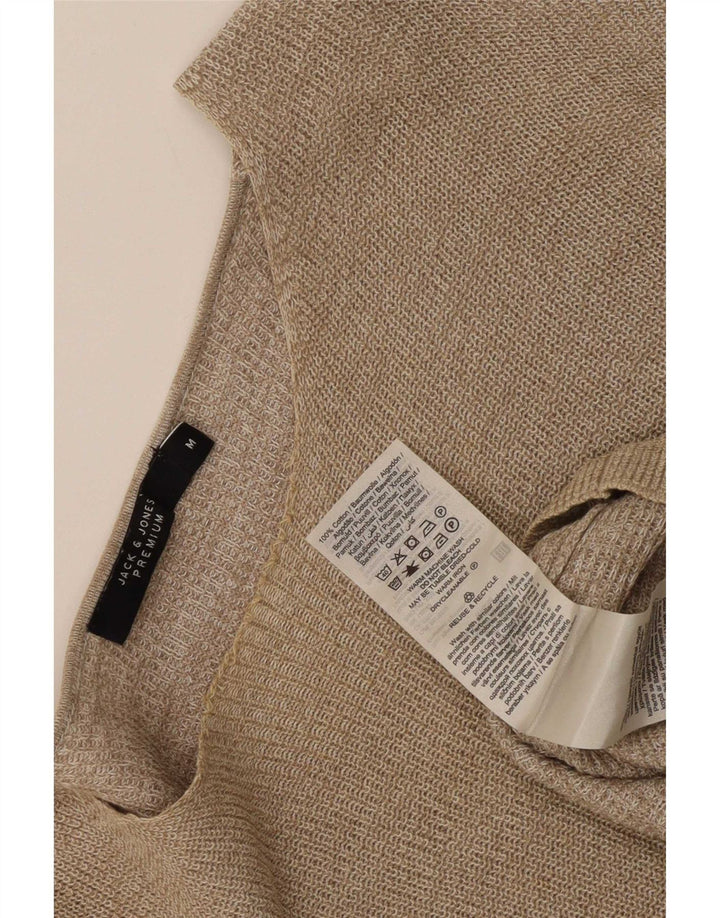 Jack & Jones Herre Boat Neck sweater Medium Beige Bomuld