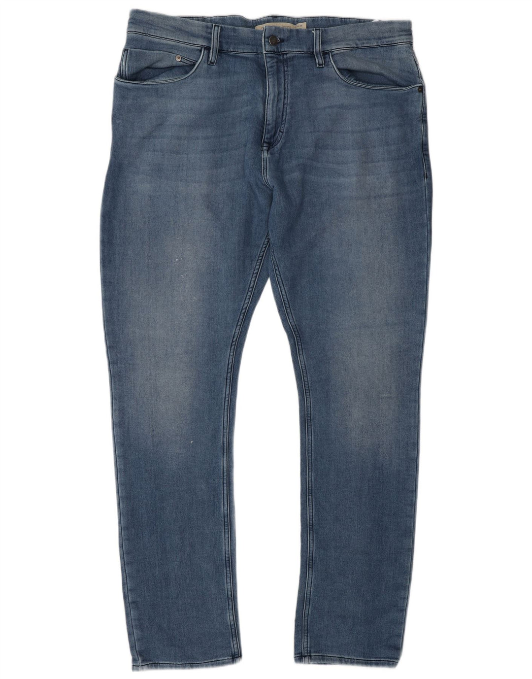 Calvin Klein Herre Skinny Jeans W36 L32 Blå Bomuld