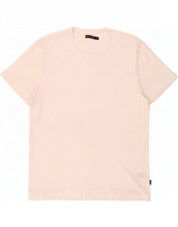 French Connection Herre T-Shirt Top XL Hvid Bomuld