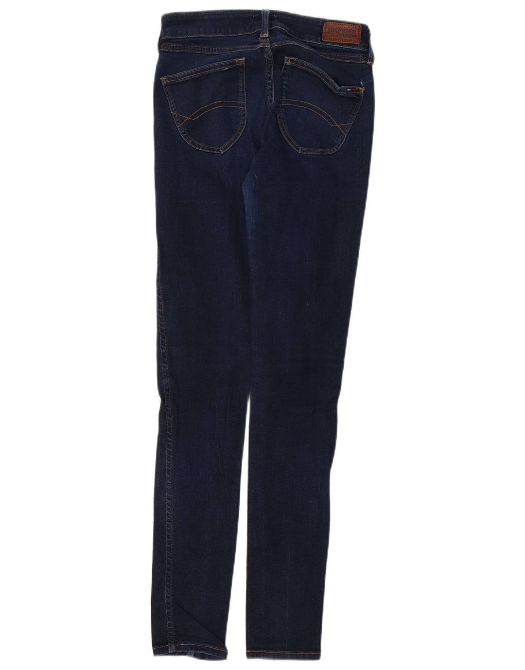 TOMMY HILFIGER Skinny Jeans til kvinder W27 L32 Marineblå bomuld