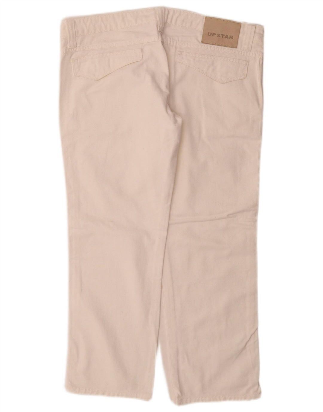 Upstar lige jeans til kvinder W32 L27 hvid bomuld