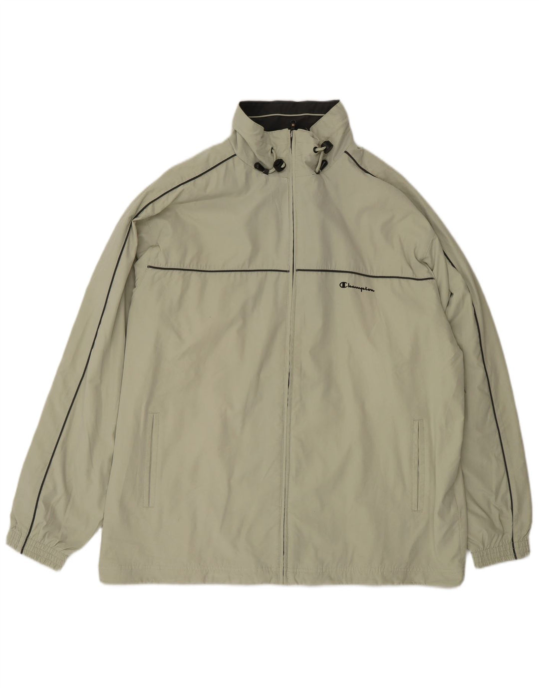 CHAMPION Træningsdragt til mænd Topjakke XL Grøn Polyester