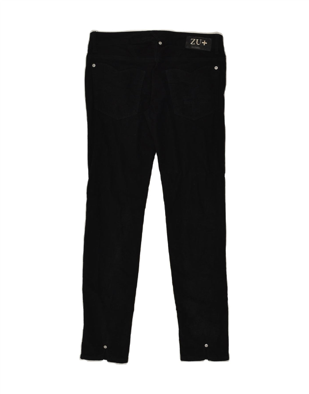 ZU ELEMENTS Womens Skinny Jeans W29 L30 Black Cotton | Vintage Zu Elements | Thrift | Second-Hand Zu Elements | Used Clothing | Messina Hembry 