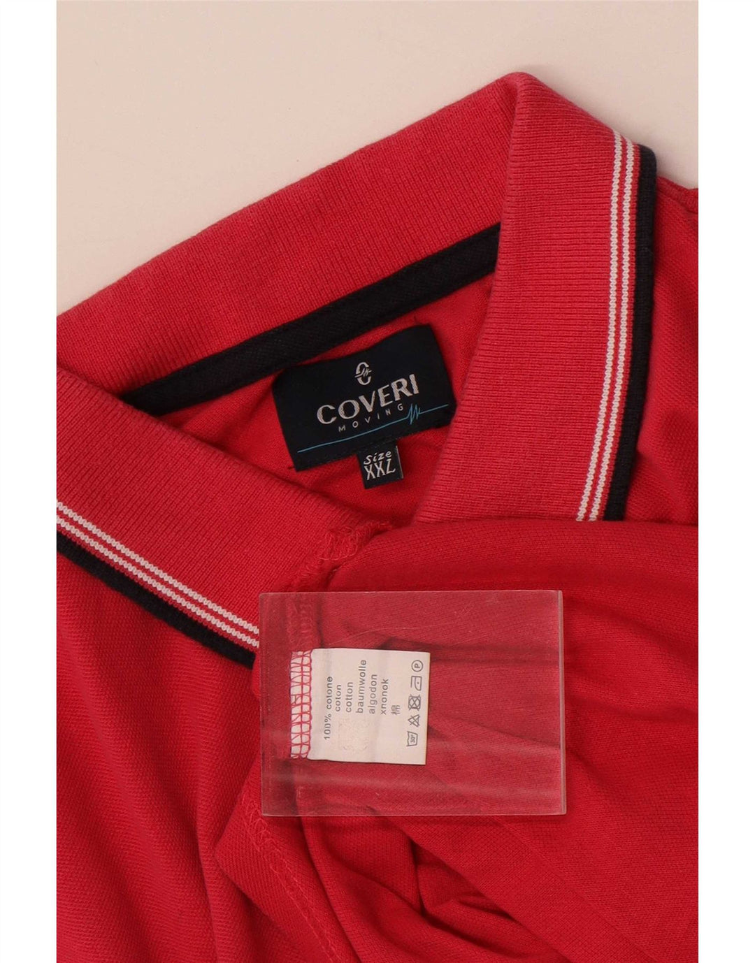 Coveri Polo Shirt til mænd 2XL Pink Bomuld