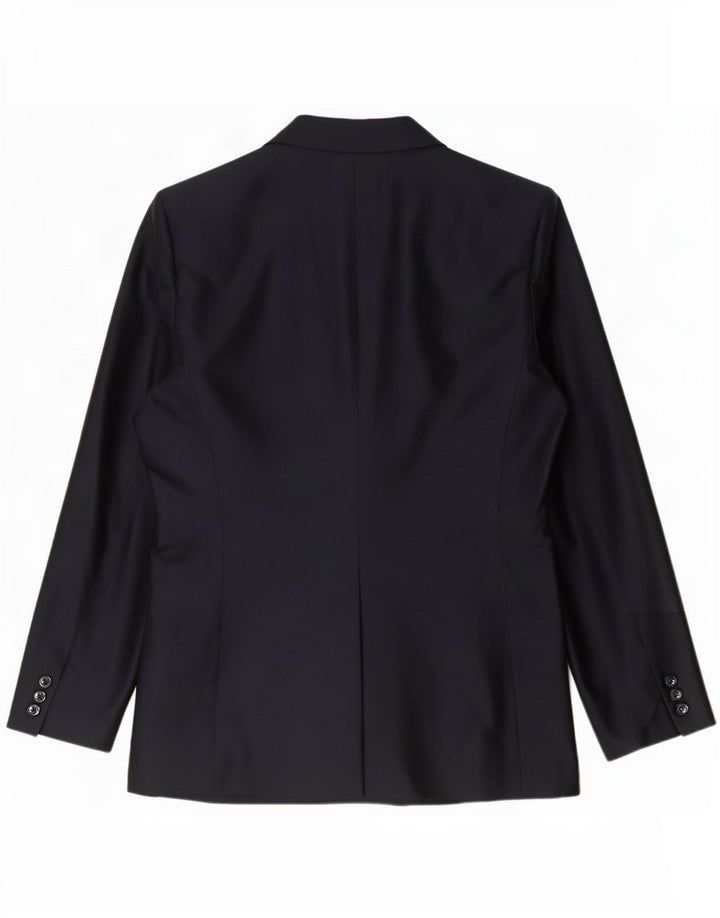 Marella Dame 3-knaps blazerjakke UK 14 Medium Navy Blue Acetate