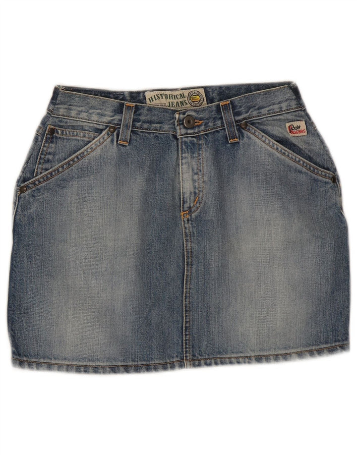 Roy Rogers Dame Mini Denim Nederdel W29 Medium Blue Bomuld