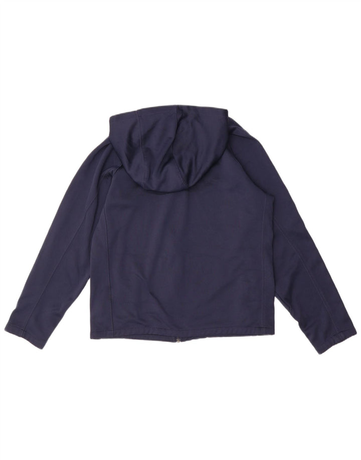 Nike hættetrøje med lynlås til drenge 13-14 år XL marineblå polyester