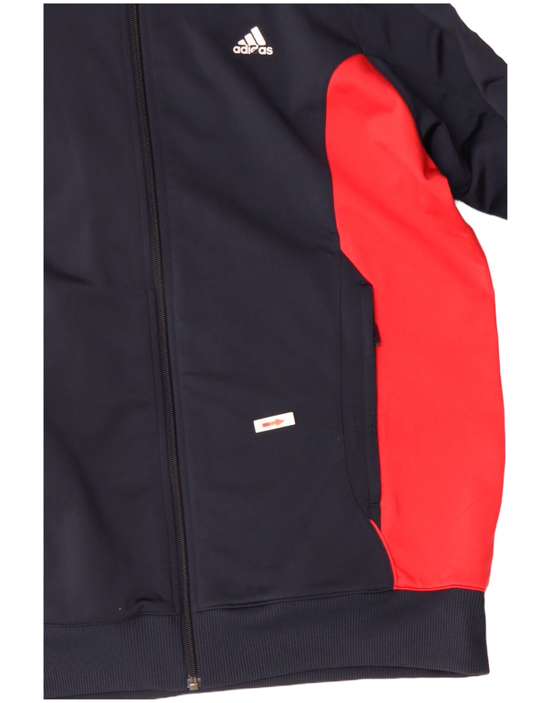 Adidas Træningsdragt til mænd Topjakke UK 42/44 Stor marineblå polyester