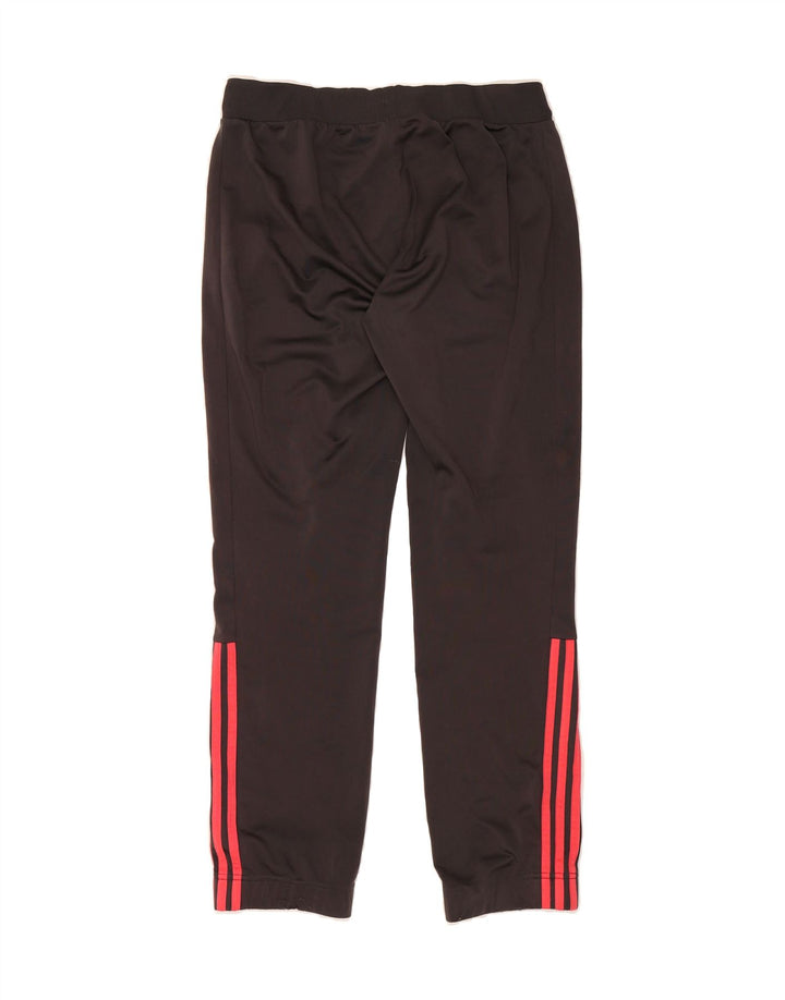 ADIDAS Womens Tracksuit Trousers Joggers UK 14 Medium Black Polyester Vintage Adidas and Second-Hand Adidas from Messina Hembry 