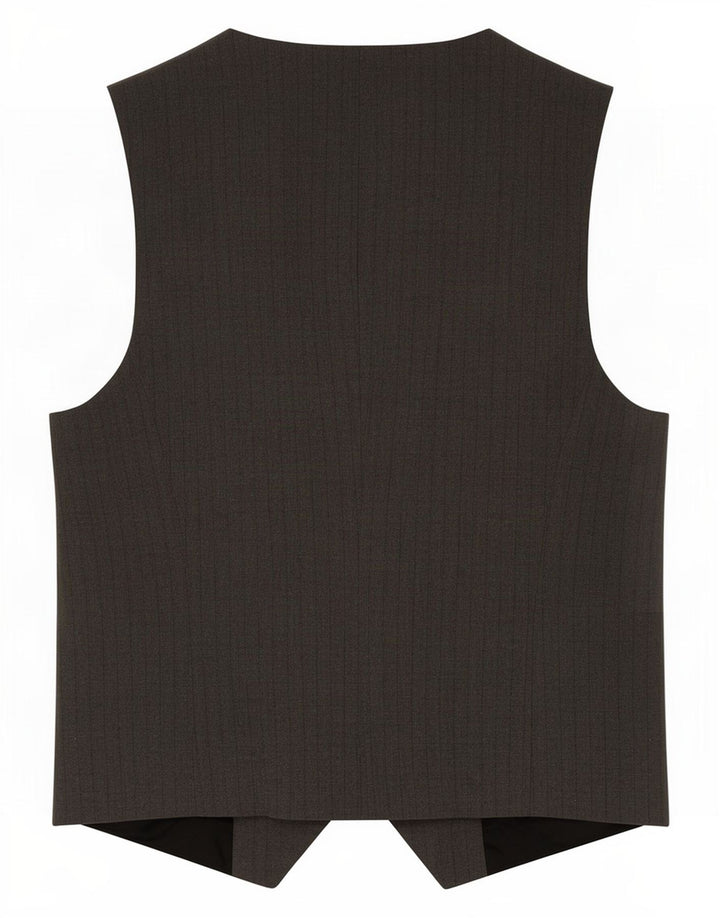 Zara Damevest UK 8 Small Gråstribet