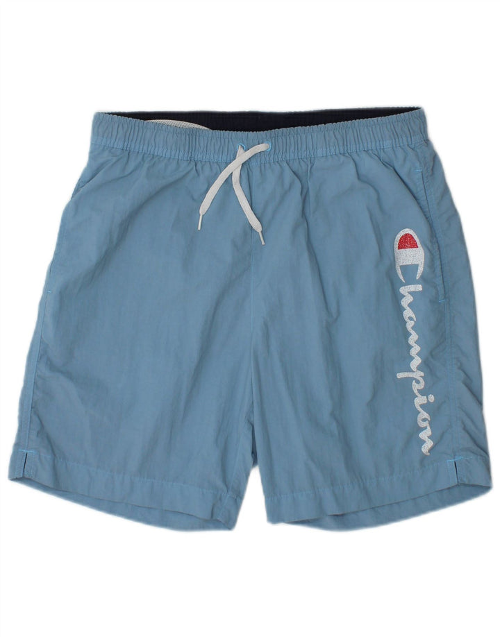 Champion drenge grafiske svømmeshorts 15-16 år 2XL blå polyamid