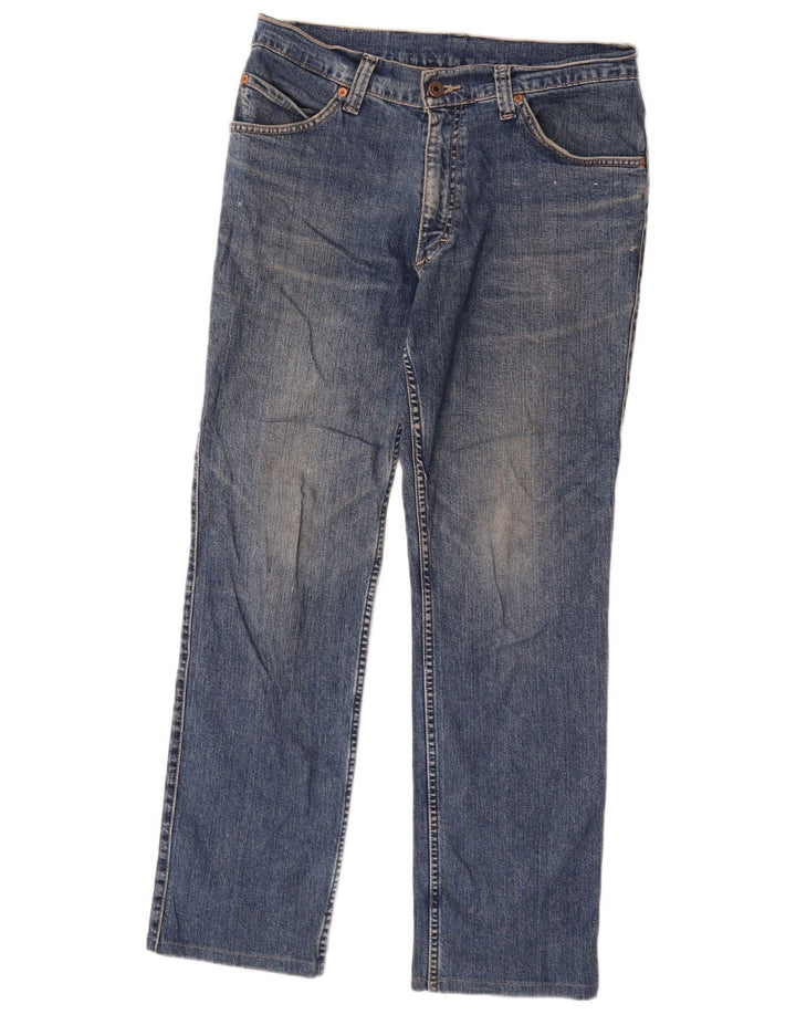 Mustang Herre Tramper Straight Jeans W34 L29 Blå Bomuld