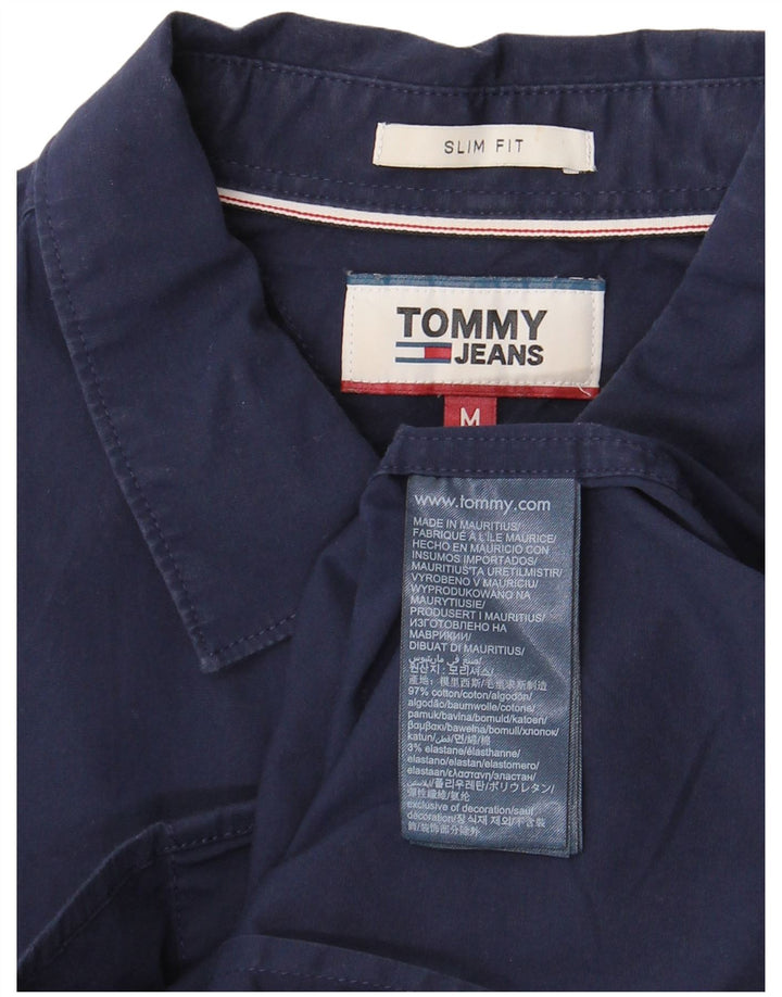 Tommy Hilfiger Herre Slim Fit skjorte Medium Navyblå Bomuld