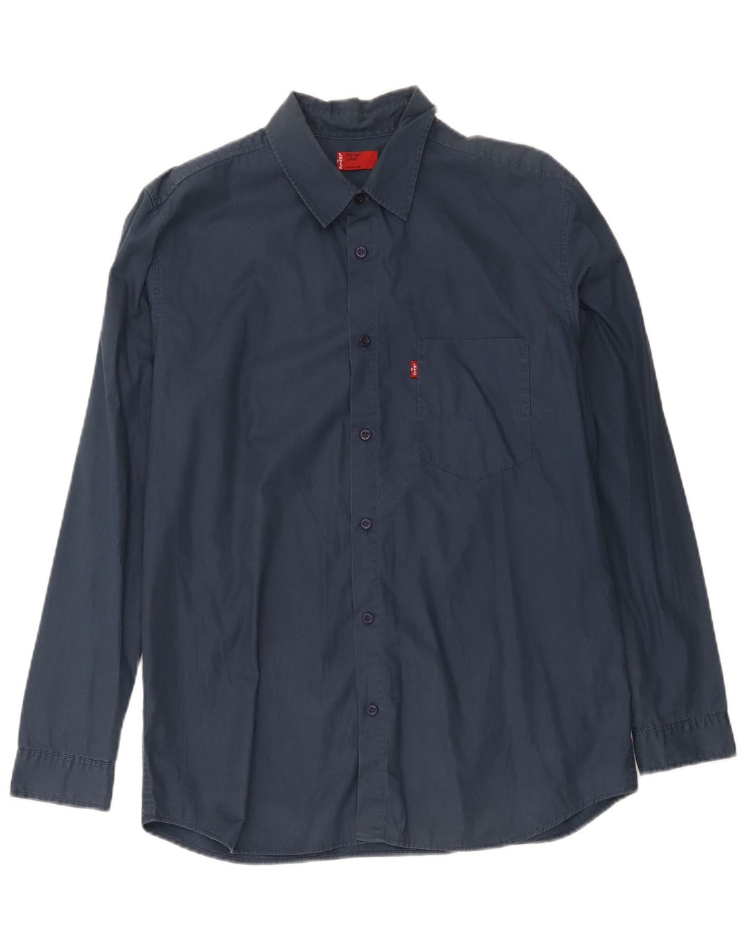 Levi's herreskjorte stor marineblå bomuld