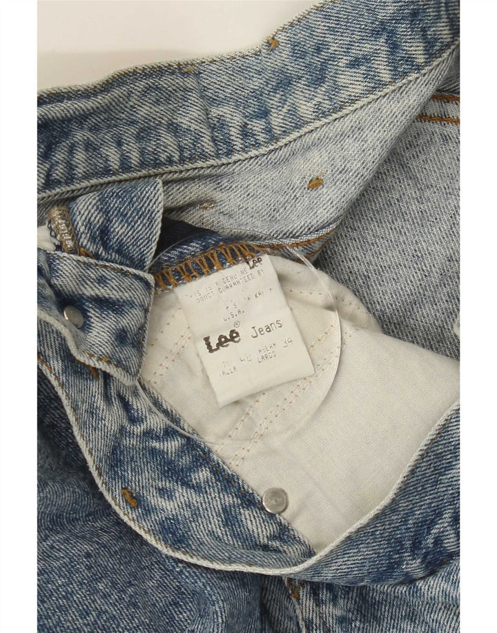 Lee Straight Jeans til mænd W42 L26 blå bomuld