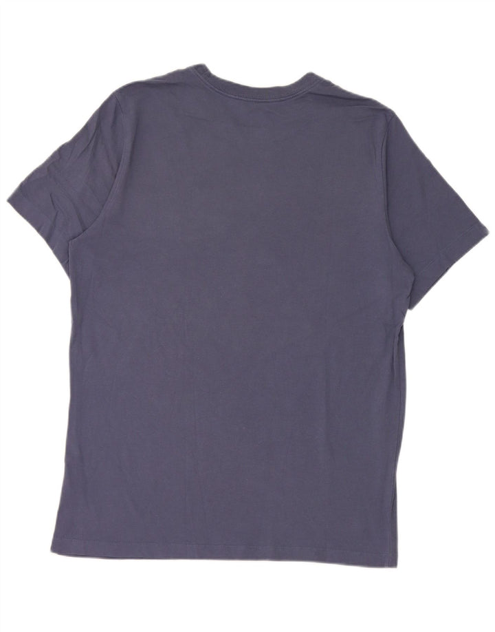 Nike Herre Inter Milan grafisk T-shirt top mellem marineblå bomuld