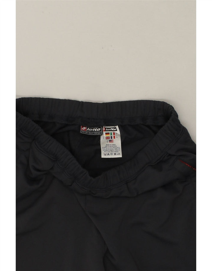 LOTTO Womens Crop Tracksuit Trousers UK 16 Large Grey Polyester Vintage Lotto and Second-Hand Lotto from Messina Hembry 