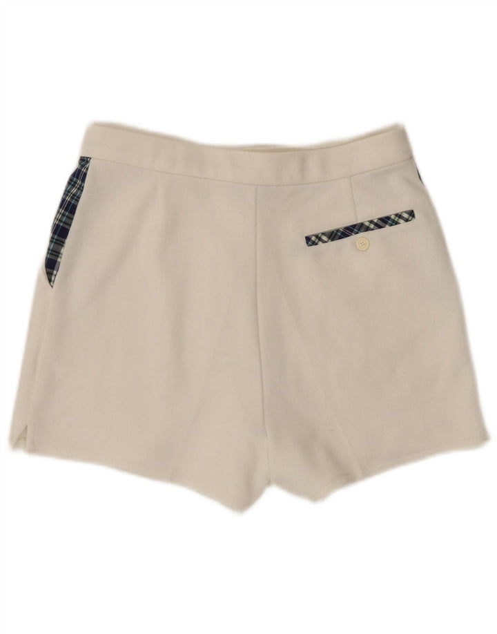 Lacoste Herre Chino Shorts Størrelse 38 Small W28 White Check Polyester