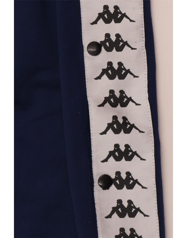 KAPPA Grafisk træningsdragt bukser til mænd 2XL Marineblå Colourblock Polyester