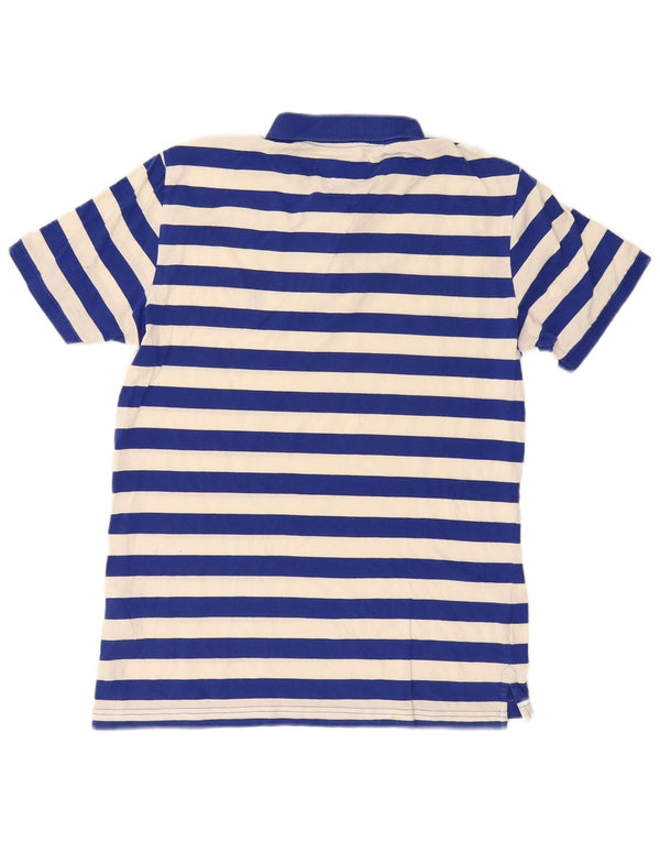 Penguin Herre Regular Fit Polo Shirt Medium Blå Stribet Bomuld