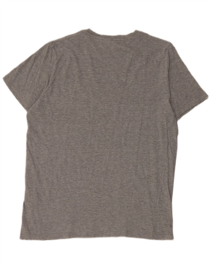 Jack & Jones Herre T-Shirt Top XL Grå Bomuld