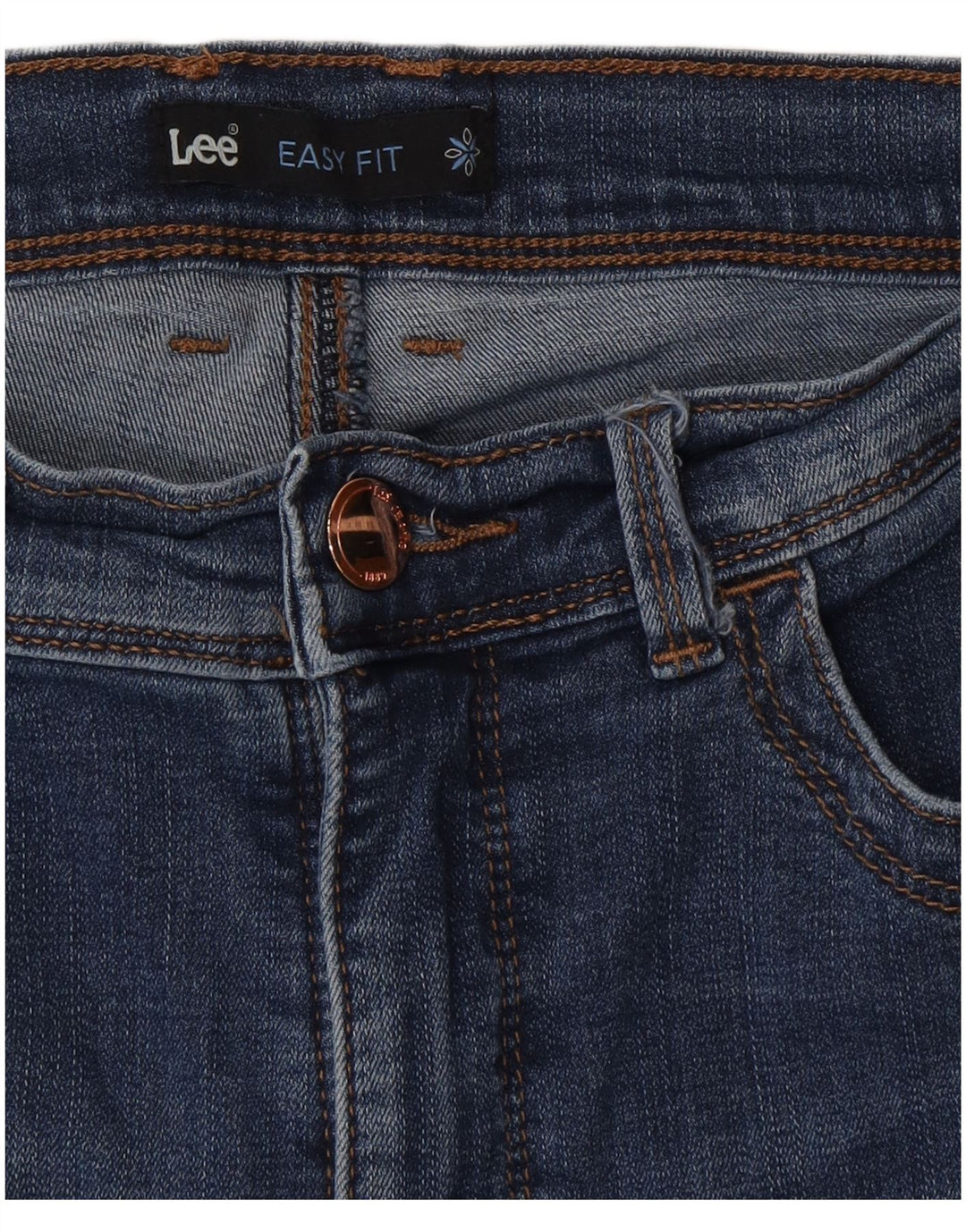 Lee Dame Capri Jeans US 10 Large W30 L23 Blå Bomuld