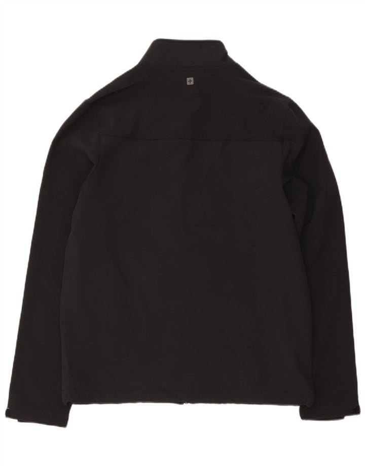 Mountain Warehouse Herre Graphic Windbreaker Jacket UK 38 Medium Black