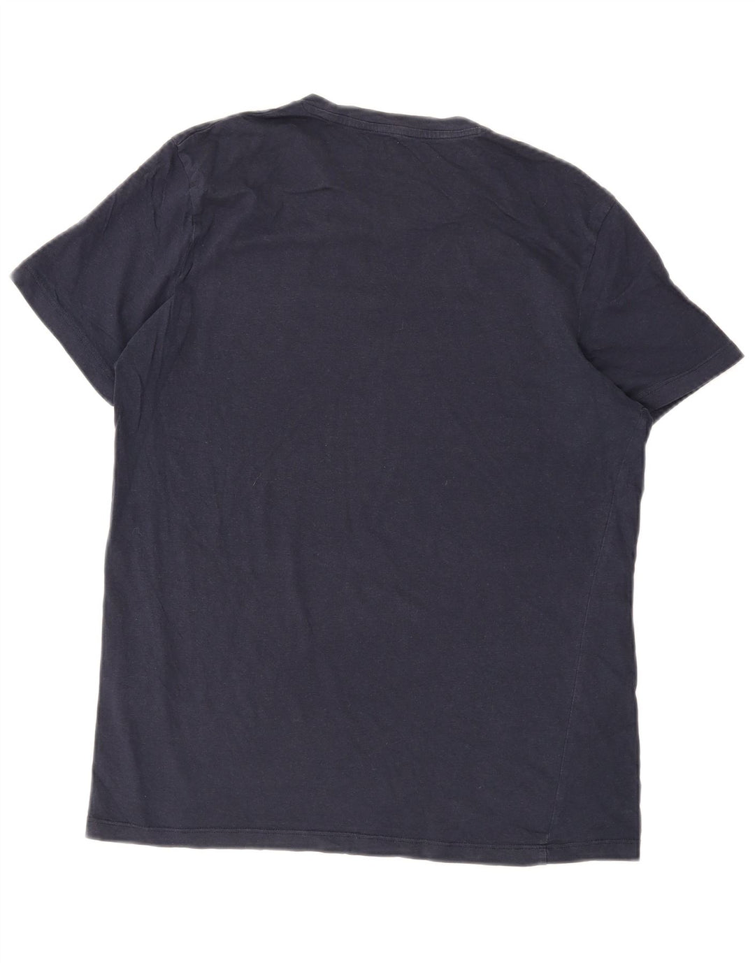 JACK & JONES Herre T-shirt Top Stor marineblå bomuld