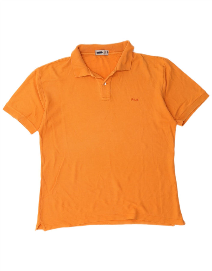 Fila Poloskjorte til mænd IT 50 Medium Orange Bomuld