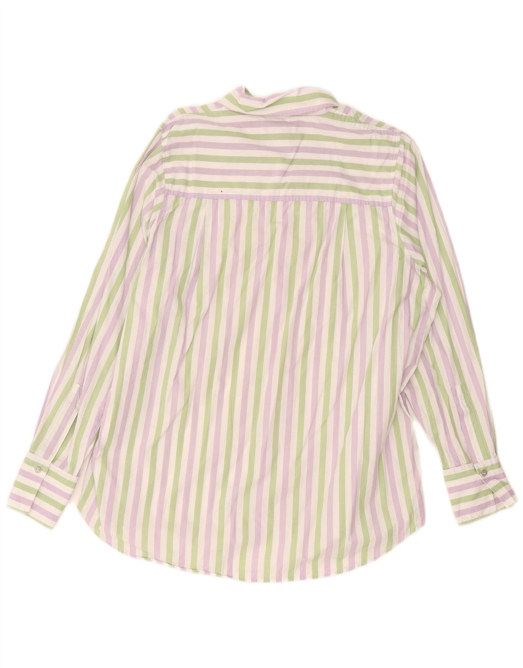Nicole Farhi Dameskjorte UK 14 Medium Flerfarvet Stribet Bomuld