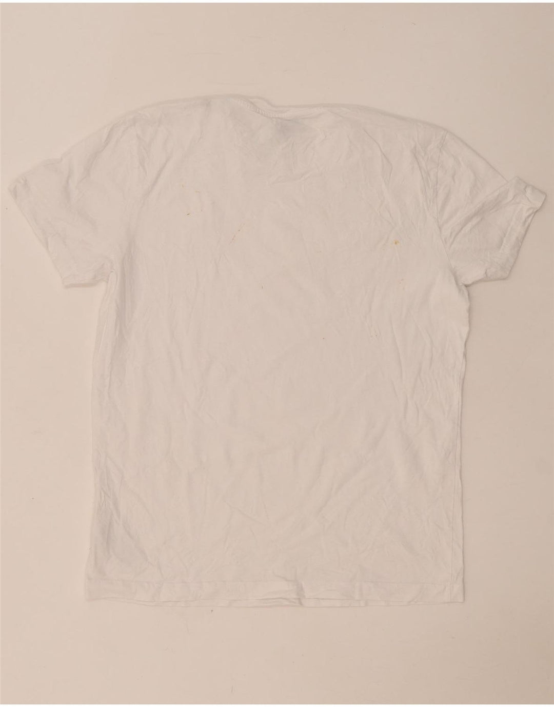 Diesel Herre T-Shirt Top Stor Hvid Bomuld