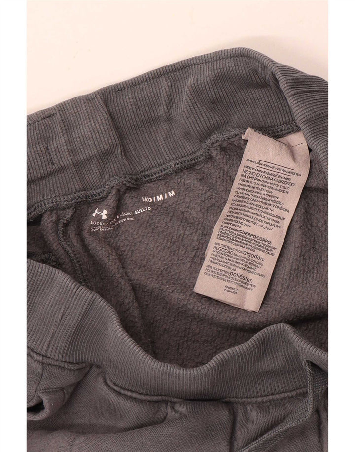 Under Armour Herre Loose Fit Sportshorts Medium Grå Bomuld