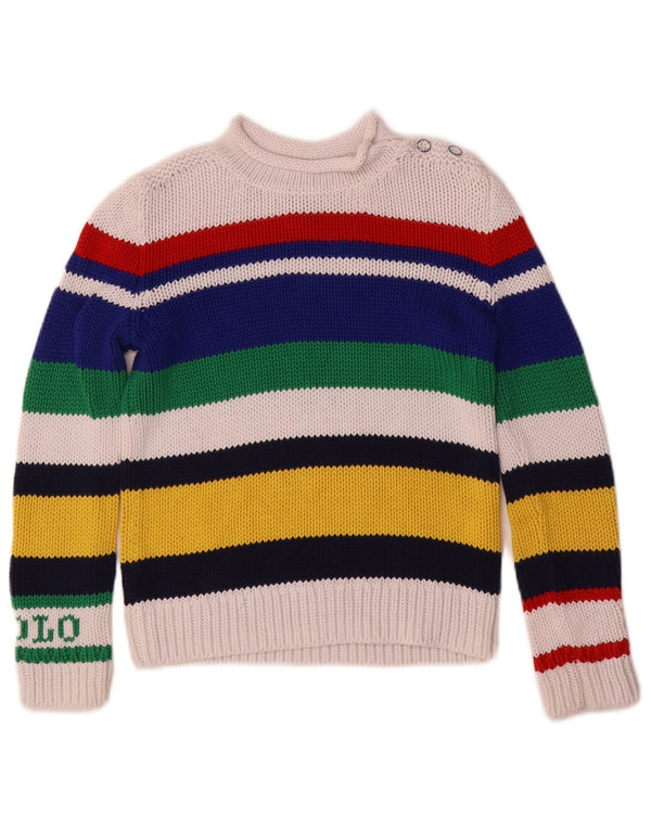 Polo Ralph Lauren Drenge Turtle Neck Jumper Sweater 6-7 år Lille Multicolo