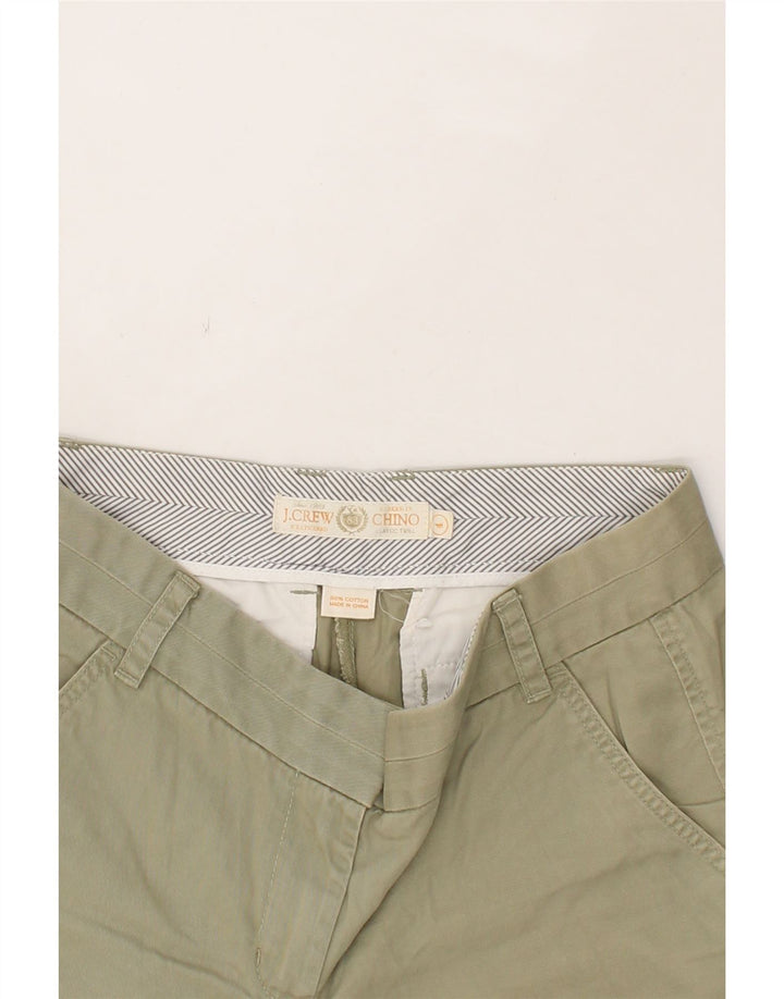 J. CREW Womens Chino Shorts US 4 Small W32 Khaki Cotton Vintage J. Crew and Second-Hand J. Crew from Messina Hembry 