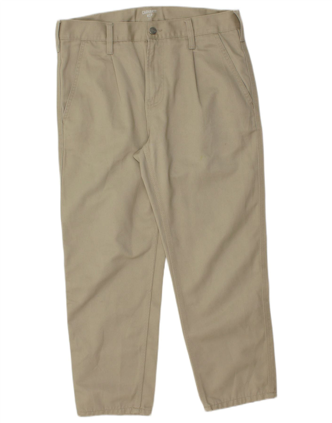 Carhartt Herre Slim Chino Bukser W31 L25 Beige Polyester