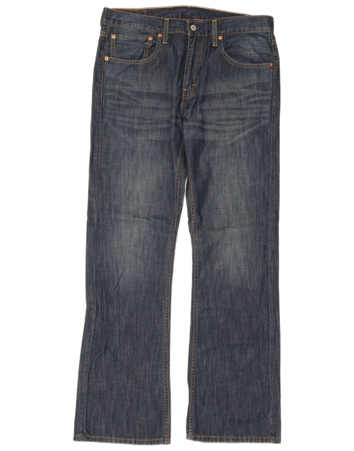 LEVI'S Herre 527 Bootcut Jeans W34 L32 Blå Bomuld