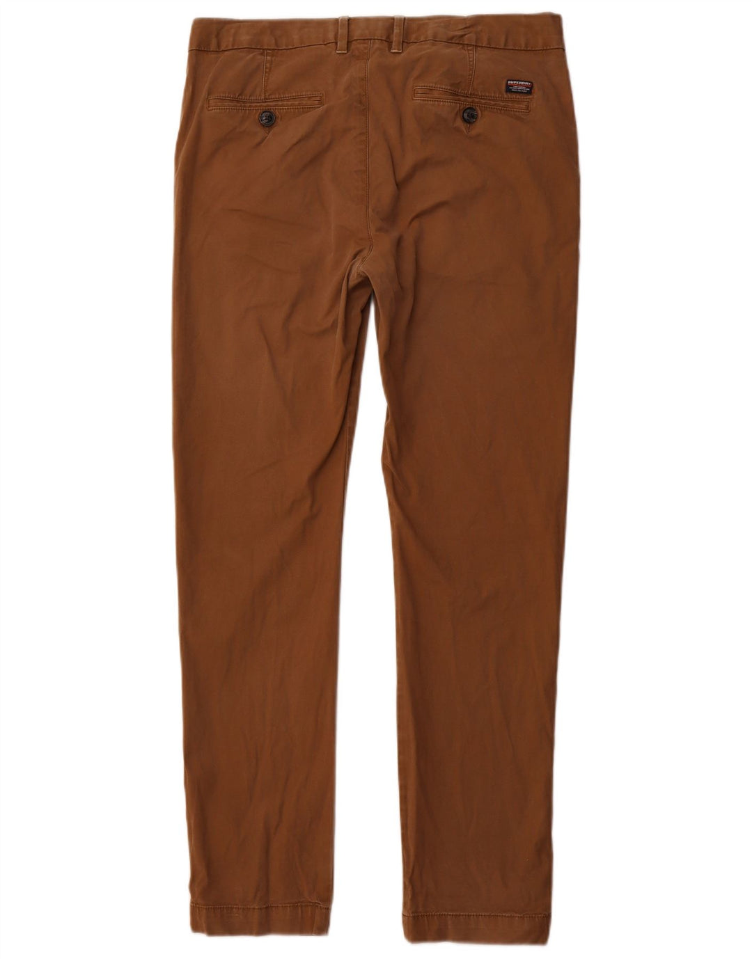 SUPERDRY Herre Slim Chino Bukser Medium W32 L31 Brun Bomuld