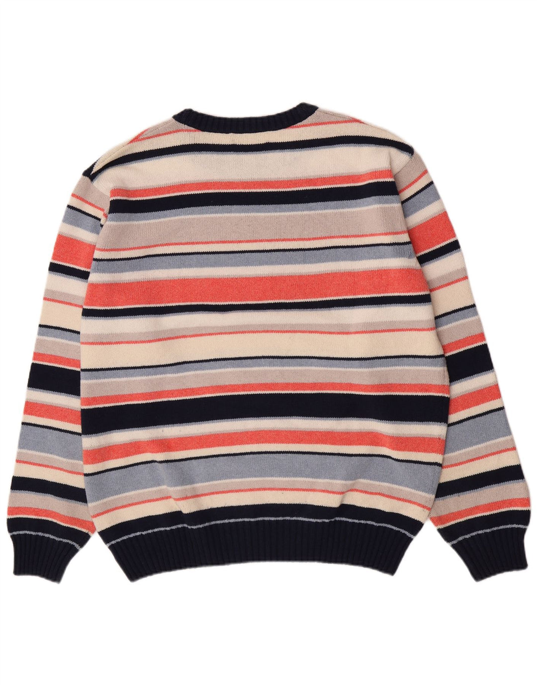 Il Granchio Herre Crew Neck Jumper Sweater Stor Flerfarvet Stribet